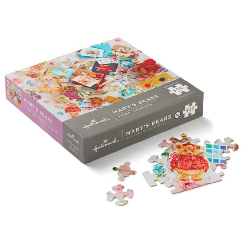 2) Hallmark Archive Collection Puzzles. Antique Cars & Mary's Bears - Picture 4 of 5